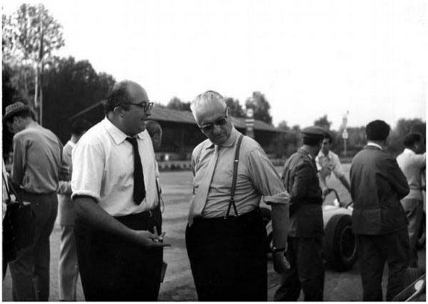 Carlo Chiti και Enzo Ferrari